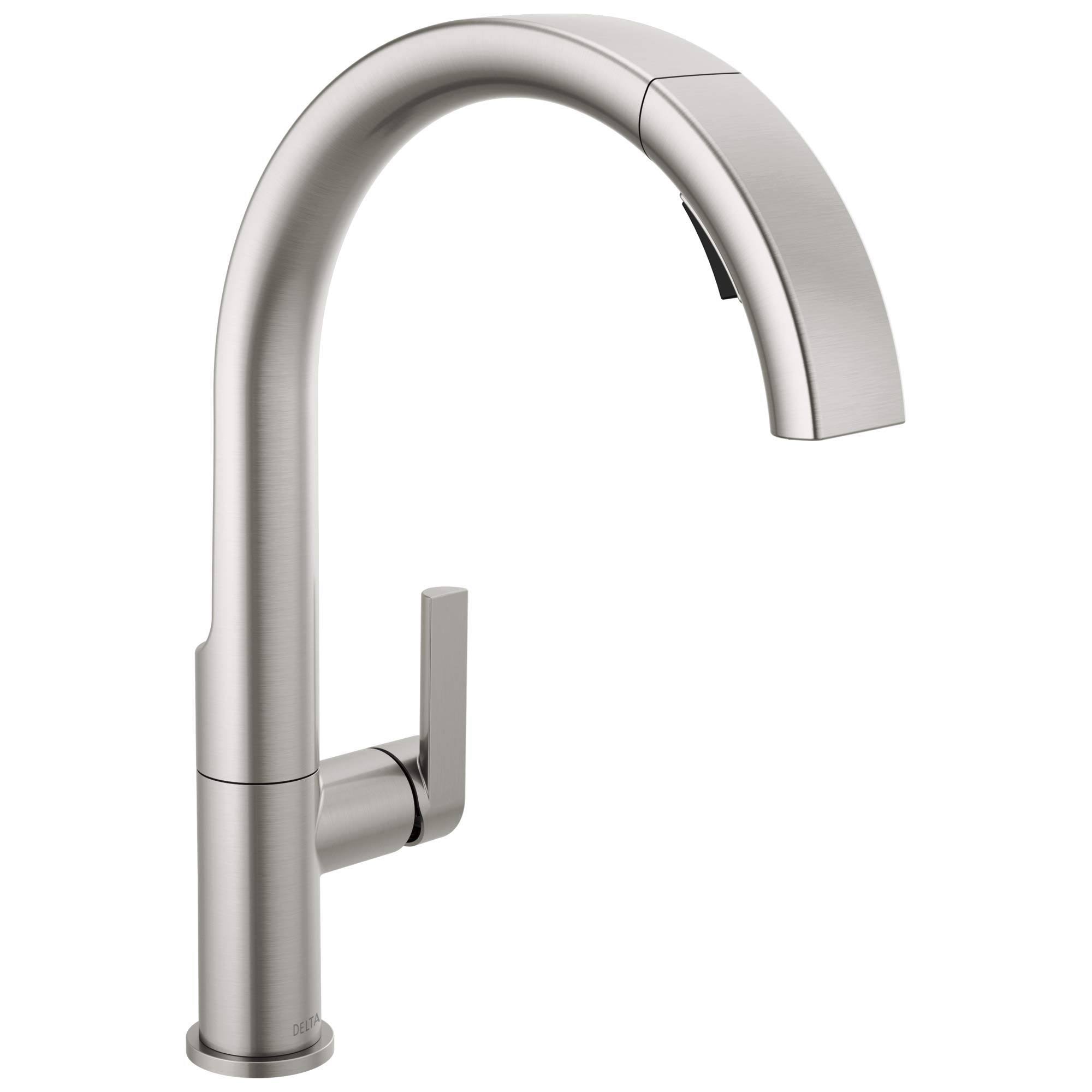 19824LF SP Keele Pull Down Single Handle Kitchen Faucet with MagnaTite Docking Finish: SpotShield