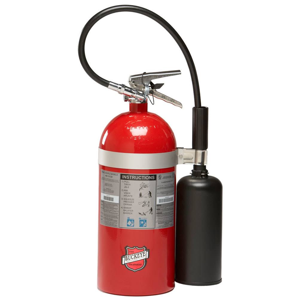 10 lb. Carbon Dioxide BC Fire Extinguisher Rechargeable Untagged UL Rating 10 B:C