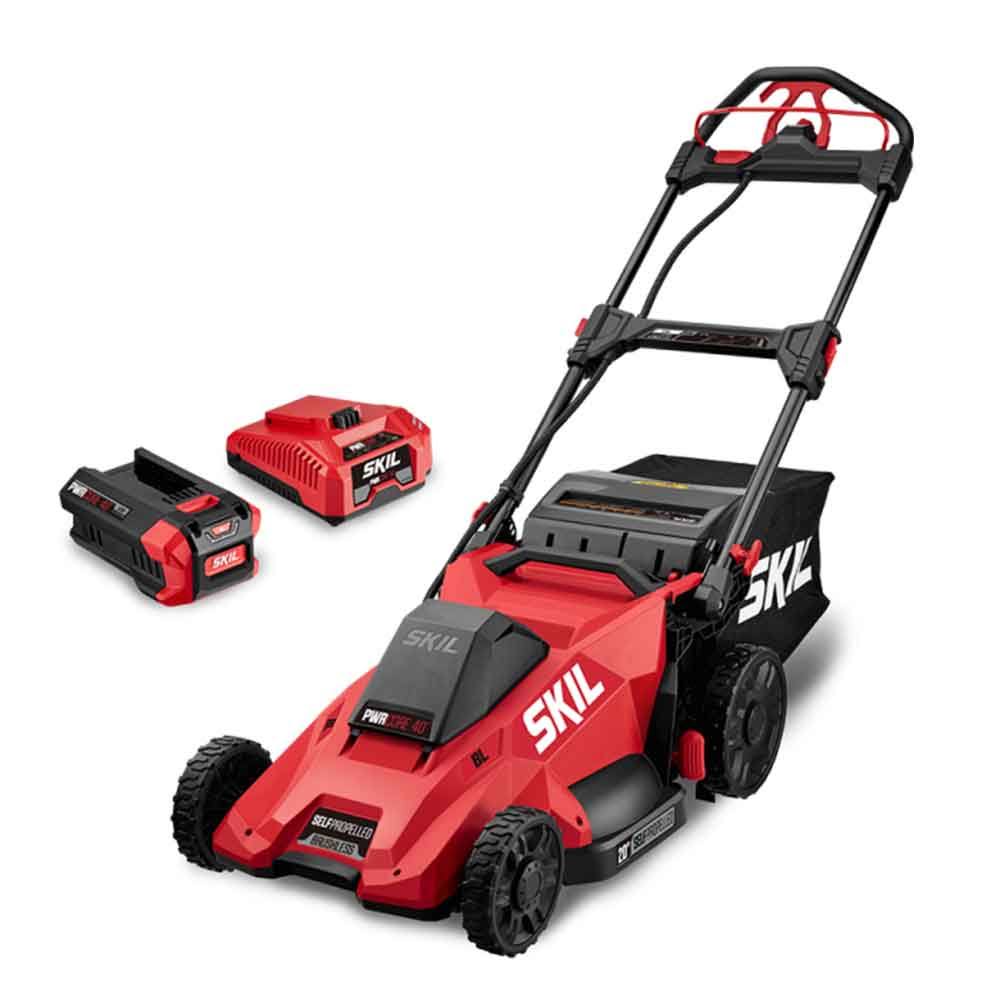 SM4910 10 40V PWRCore 20x22 Cordless Brushless Self Propelled Lawn Mower