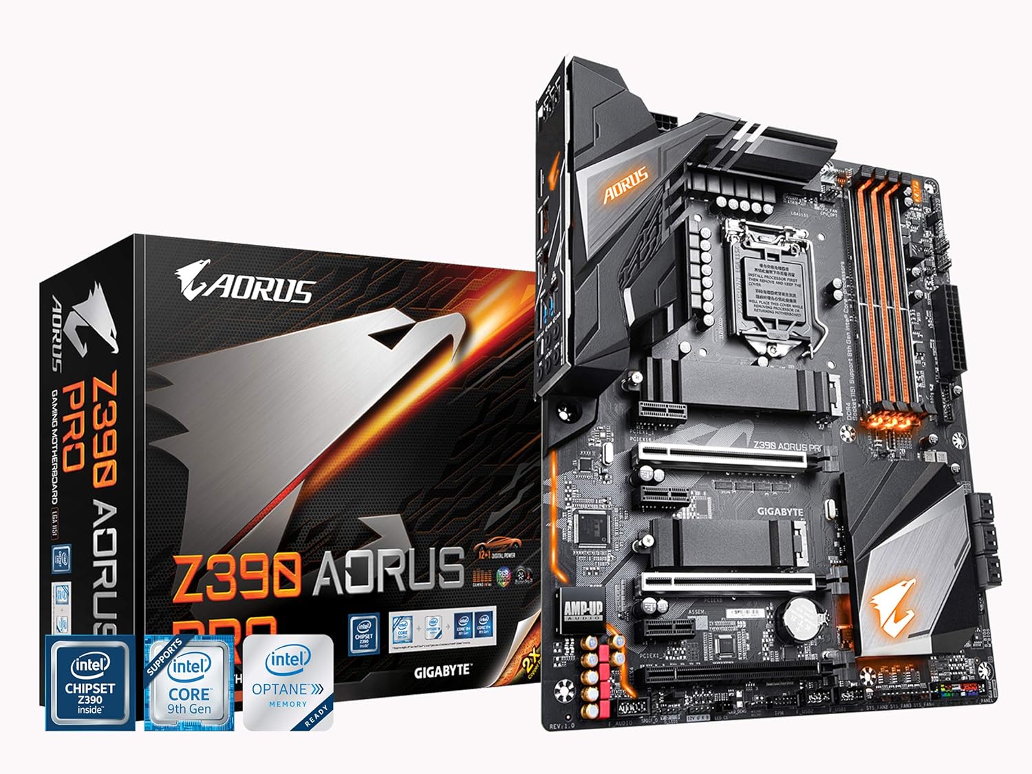 Z390 AORUS PRO (Intel LGA1151/Z390/ATX/2xM.2 Thermal Guard/Realtek ALC1220/RGB Fusion/Gaming