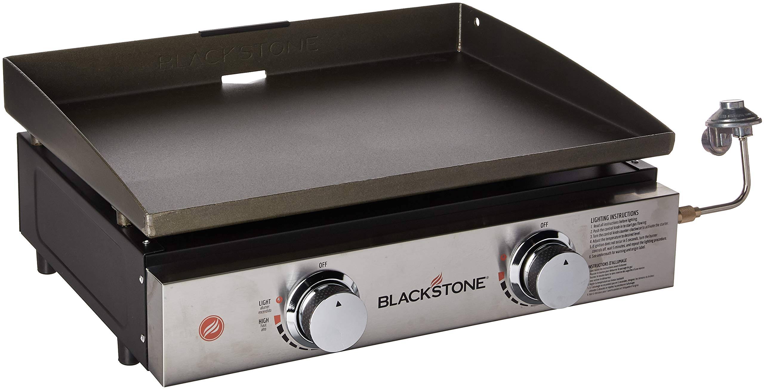 1666 Tabletop Without Hood Propane Fuelled Outdoor Grill 22 inch Griddle