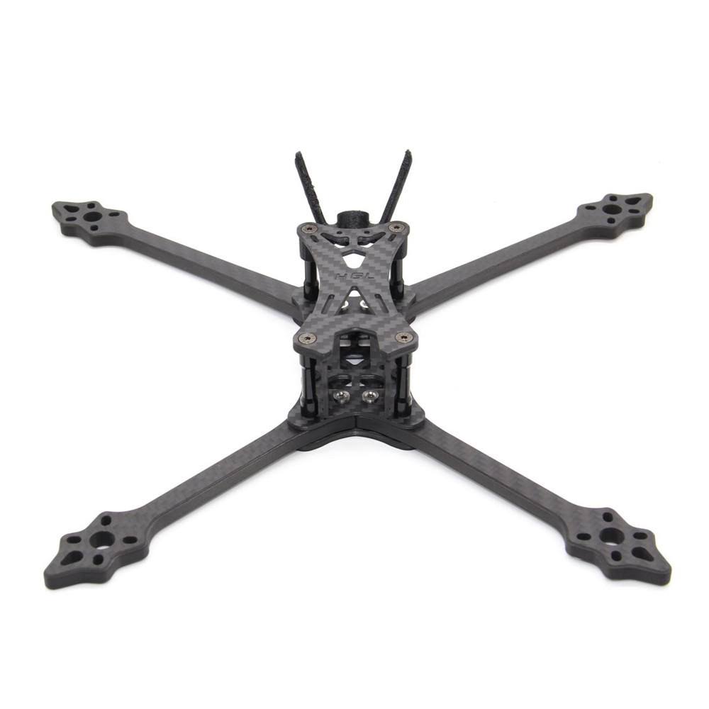 Wind6 6 inch Hybrid 3K Carbon Fiber Frame Kit w/ 6mm Arm for RC Drone FPV