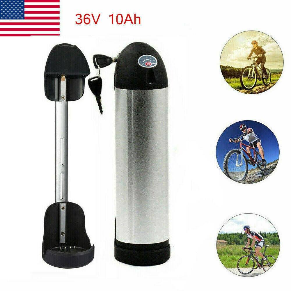 10Ah 36V Bottle Lithium Battery Charger Li ion for Electric Bicycle Ebike