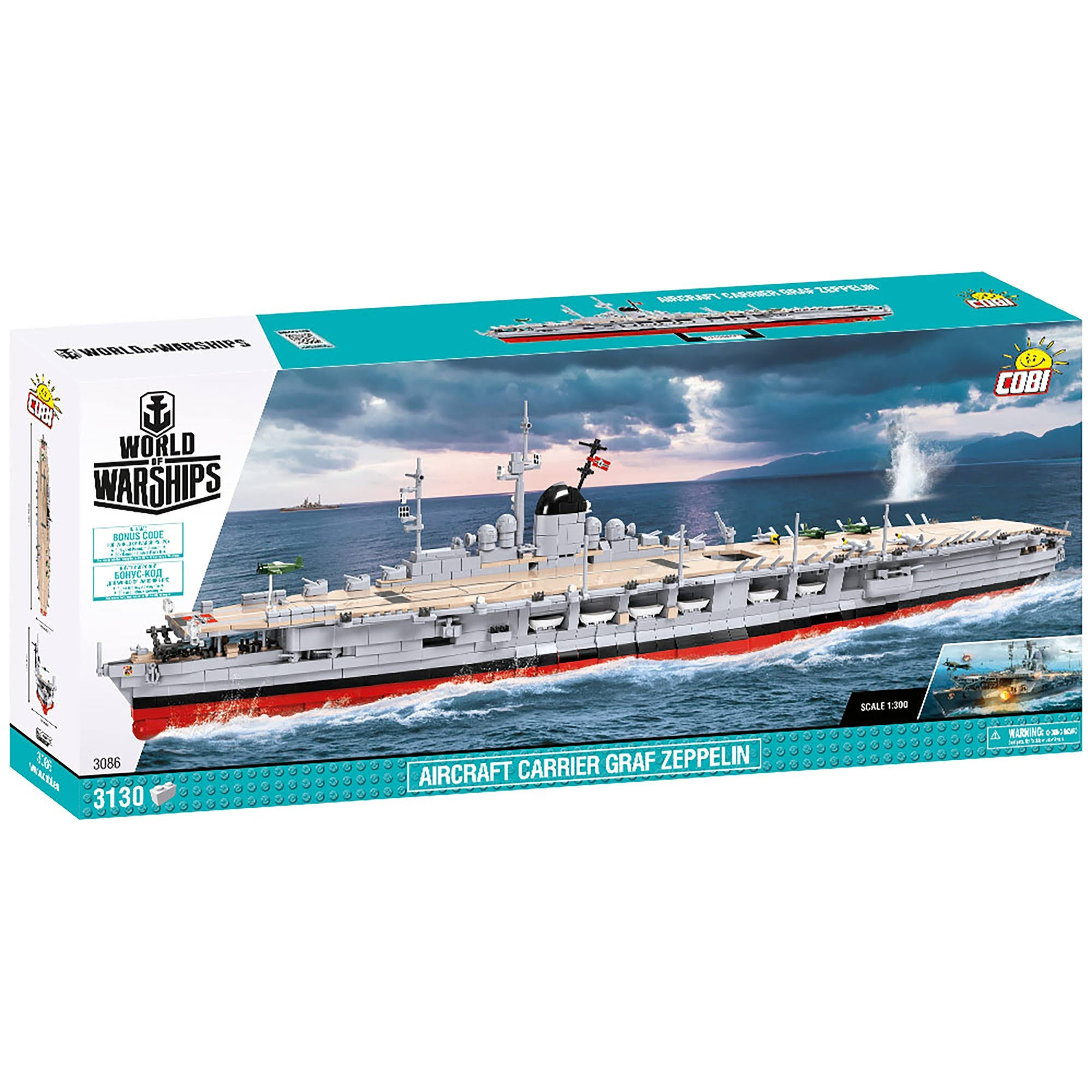 Small Army Wow Aircraft Carrier Graf Zeppelin 3130 Piece Construction Blocks Building Kit