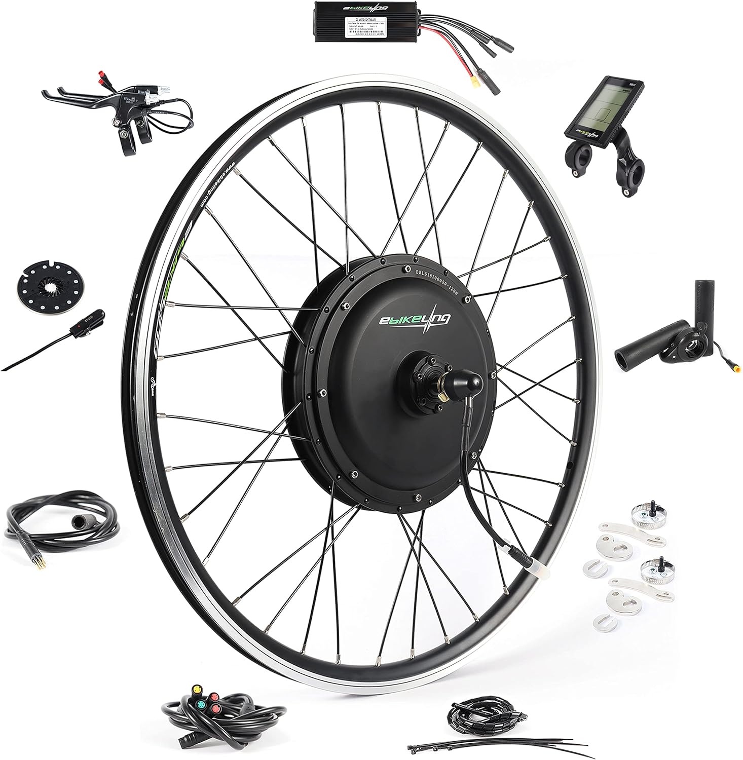 Waterproof Ebike Conversion Kit for Electric Bike 26 Front or Rear Wheel Electric Bicycle Hub Motor