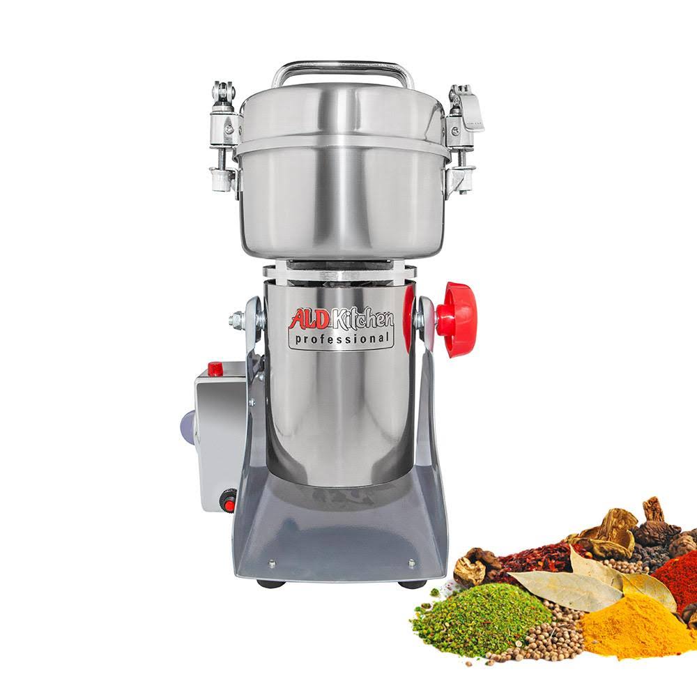 Grain Mill Grinder 2000 Grams Electric High Speed Grinder Machine Wheat Spices u0026 Nut Chopper Swing