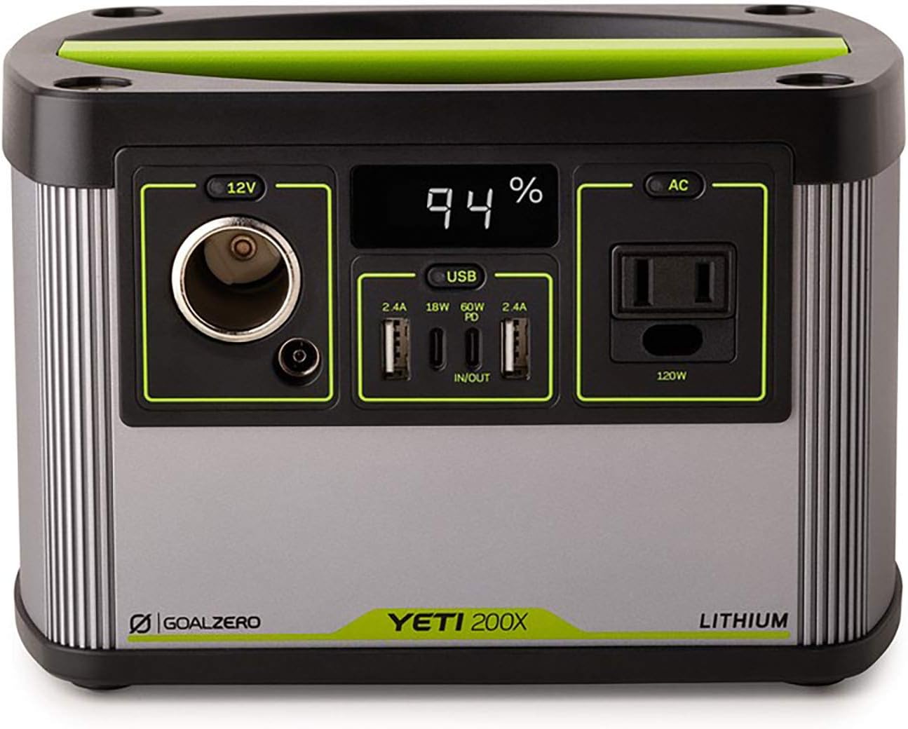 Zero Yeti 200X Lithium Portable Power Station 200Wh Power Station with AC Inverter and USB C PD