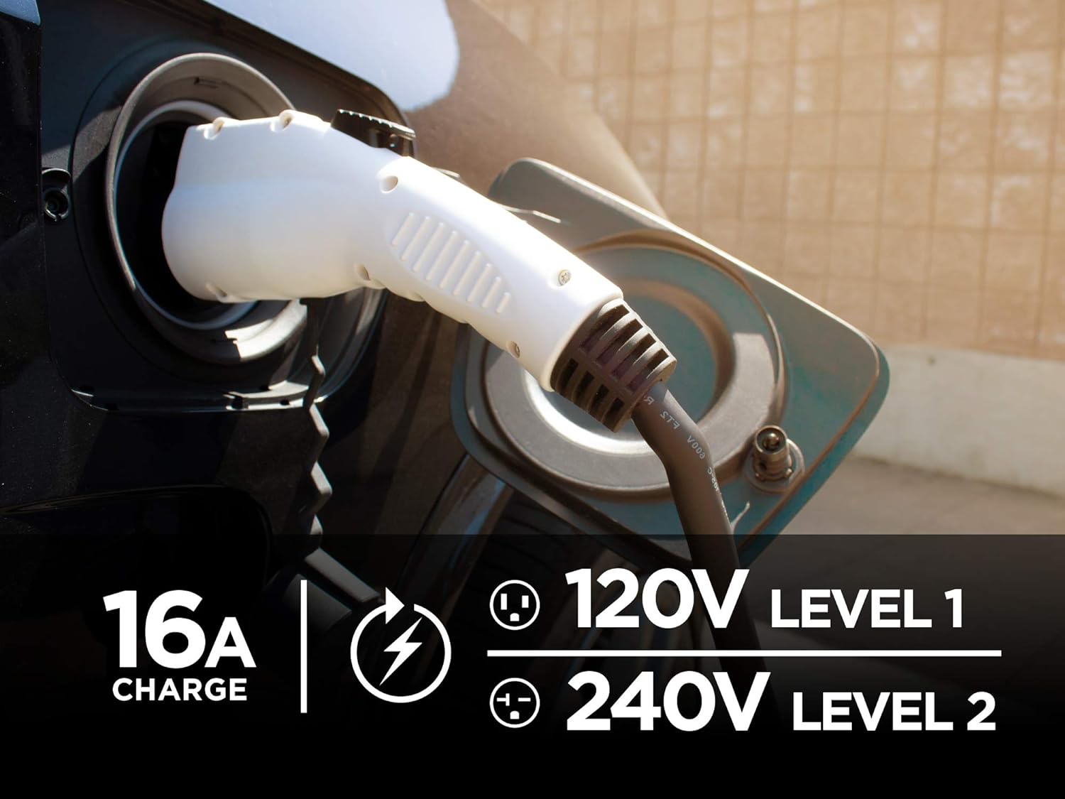 Shop SC1455 Portable EV Charger Level 1 and Level 2 16A 240V for Charging Electric Vehicle Batteries 3X