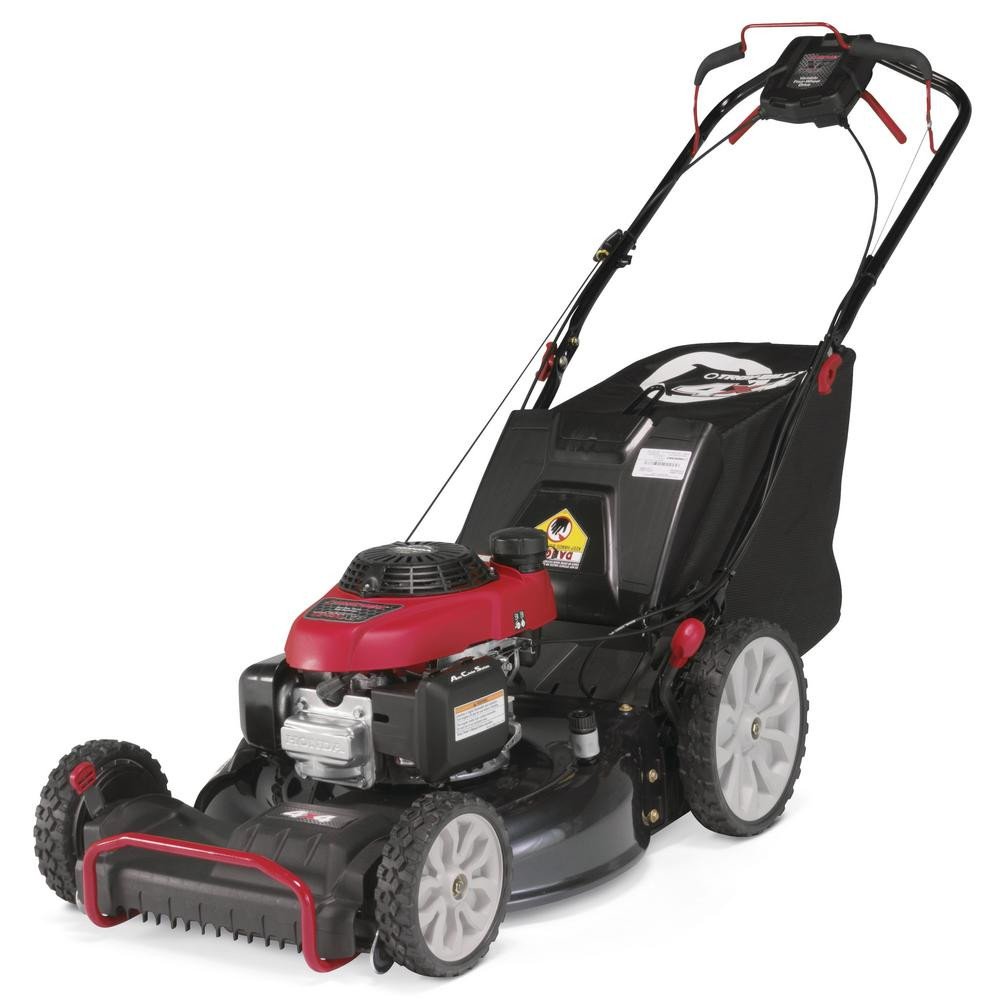 XP 21 in. 190 cc Honda Gas Walk Behind Self Propelled Lawn Mower with High Rear Wheels 3 in 1 TriAction Cutting