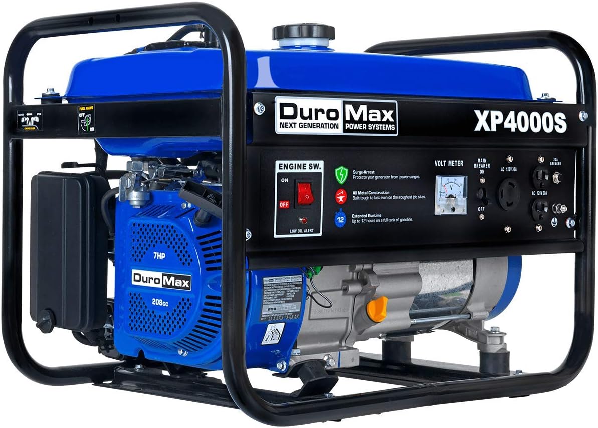 XP5500EH Electric Start Camping RV Ready 50 State Approved Dual Fuel Portable Generator 5500 Watt Gas or Propane Powered