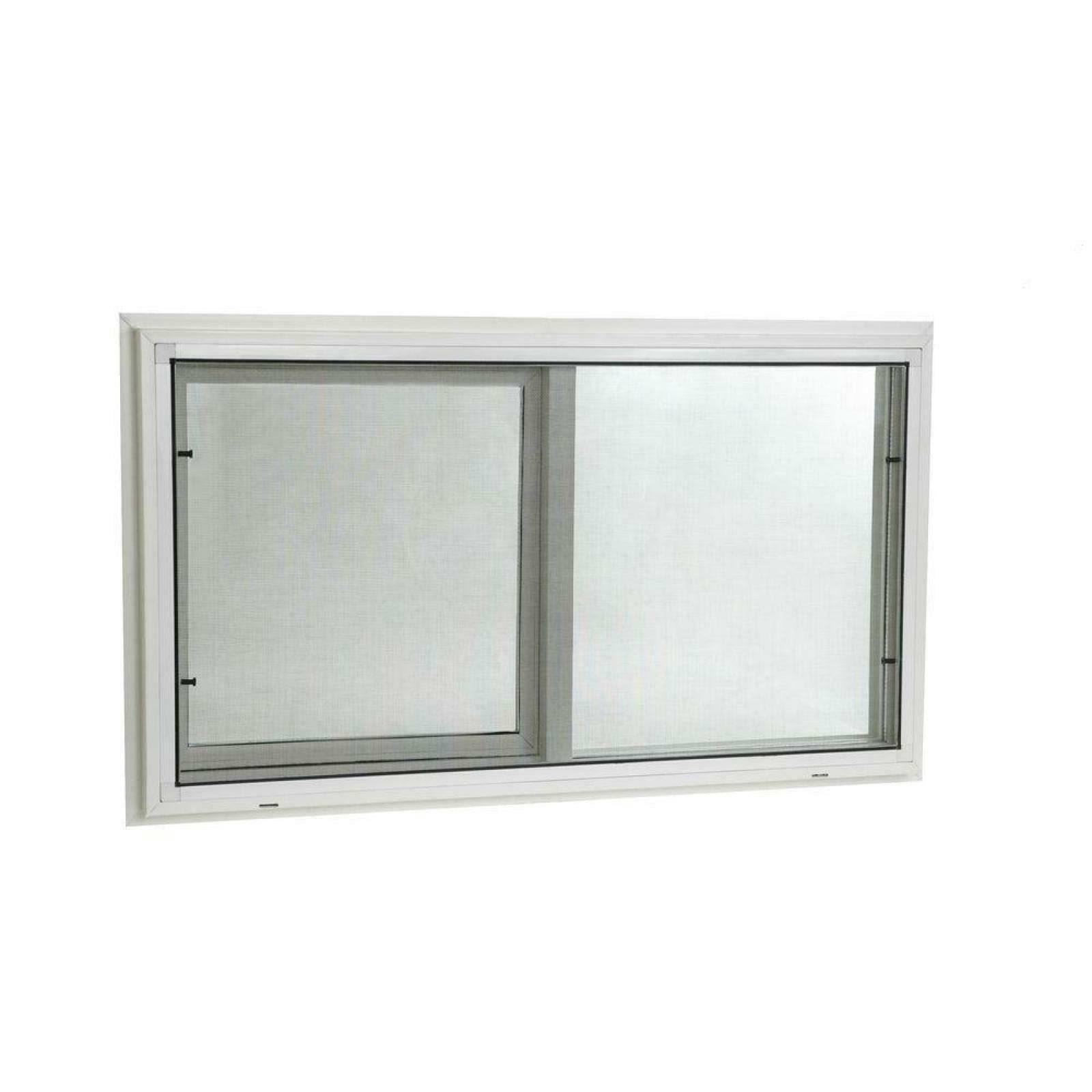 Windows 31.75 in. x 19.75 in. Left Hand Single Sliding Vinyl Window with Dual Pane Insulated Glass