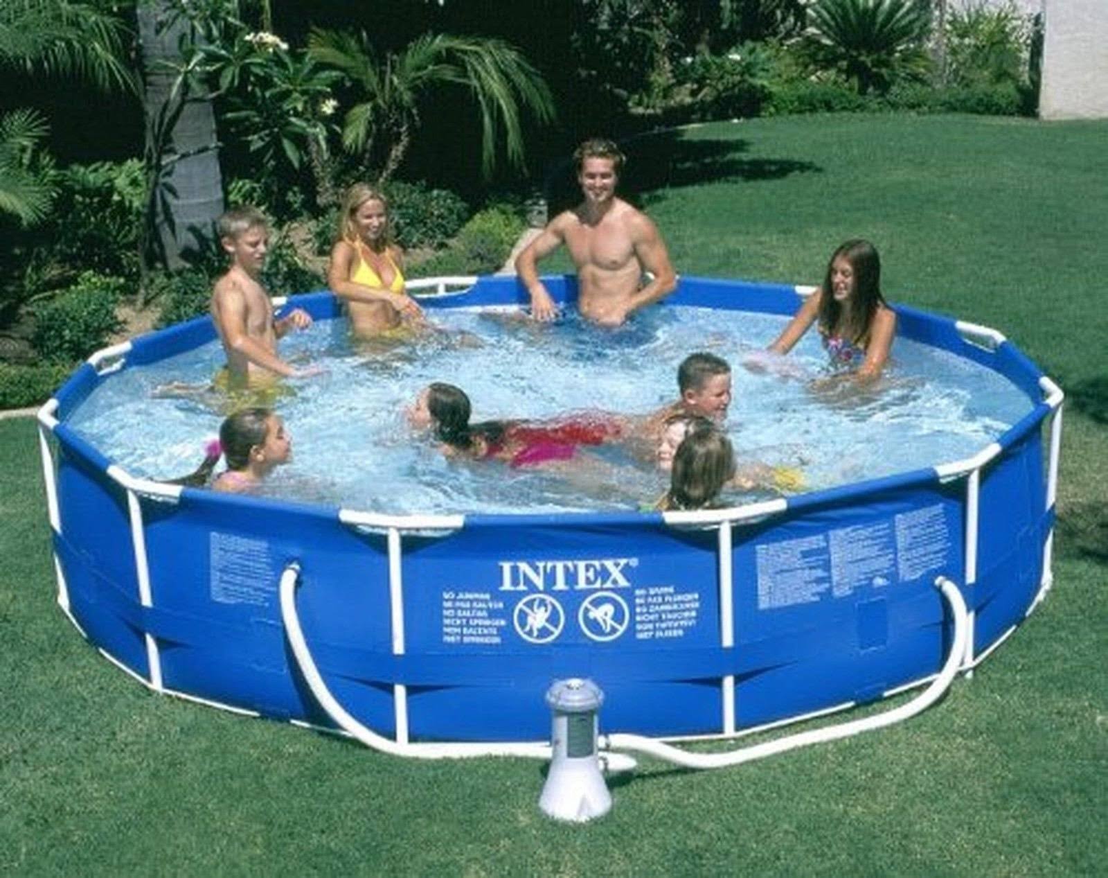 12 x 30x22 Metal Frame Set Swimming Pool with 530 GPH Pump u0026 Filters