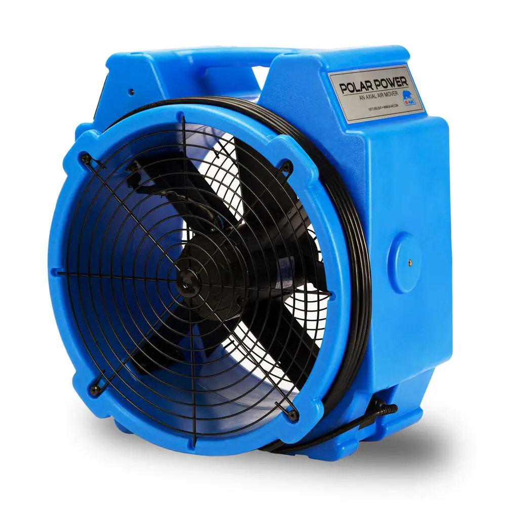 1/4 HP Polar Axial Blower Fan with High Velocity Air Mover for Water Damage Restoration Equipment in