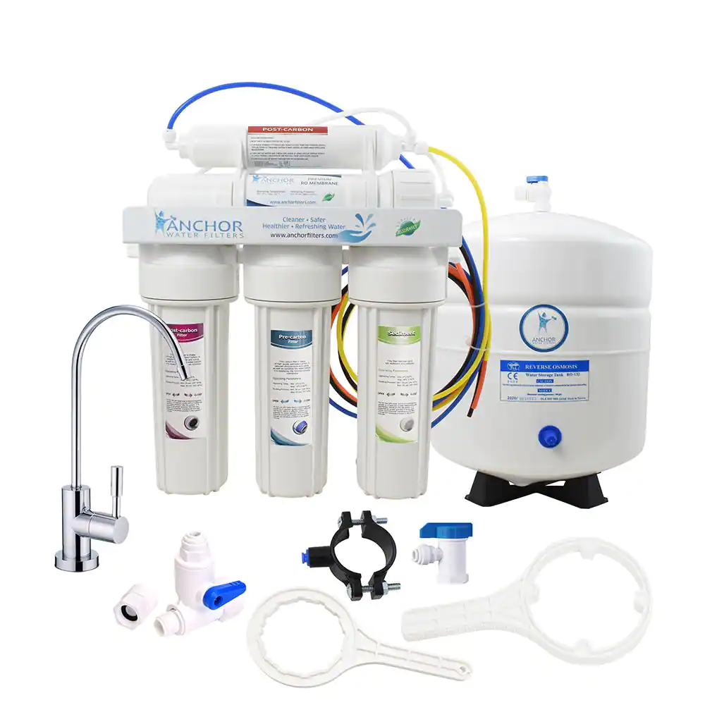 WATER FILTERS Elite Series 5 Stage Reverse Osmosis Water Purification System Under Sink Water Filter 75