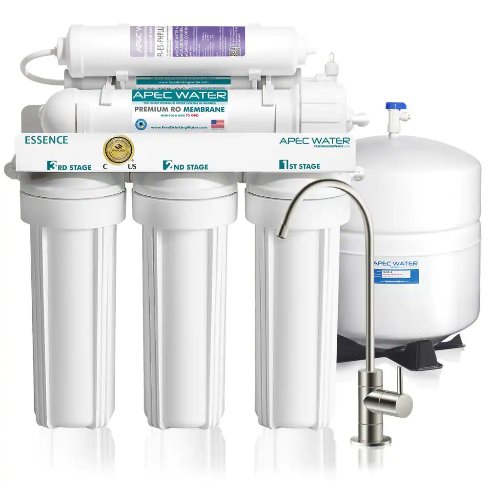 Water Systems Essence Premium Quality 75 GPD pH Alkaline Mineral Under Sink Reverse Osmosis Drinking Water Filter