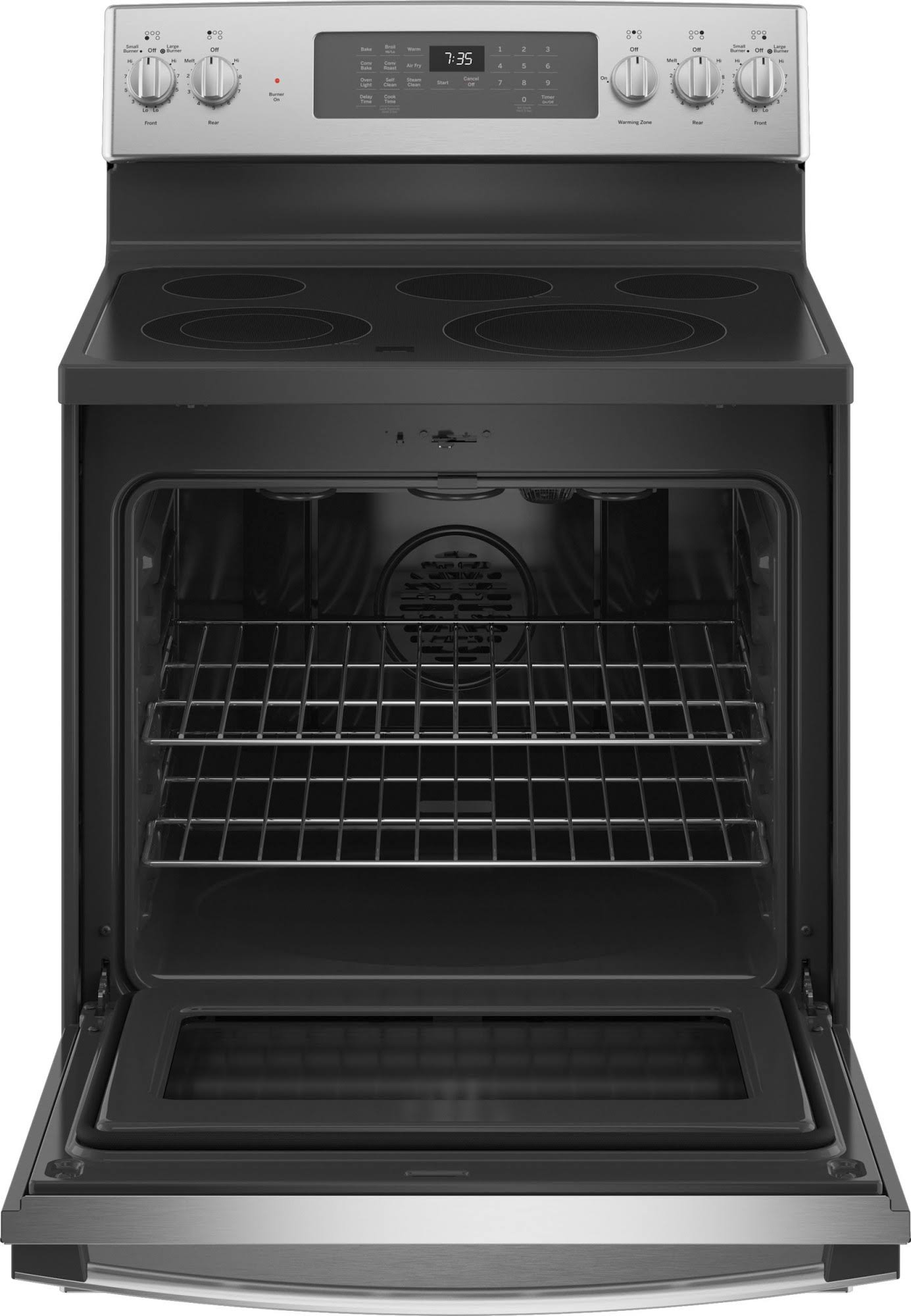 GE 30x22 Freestanding Electric Convection Range with Air Fry Stainless