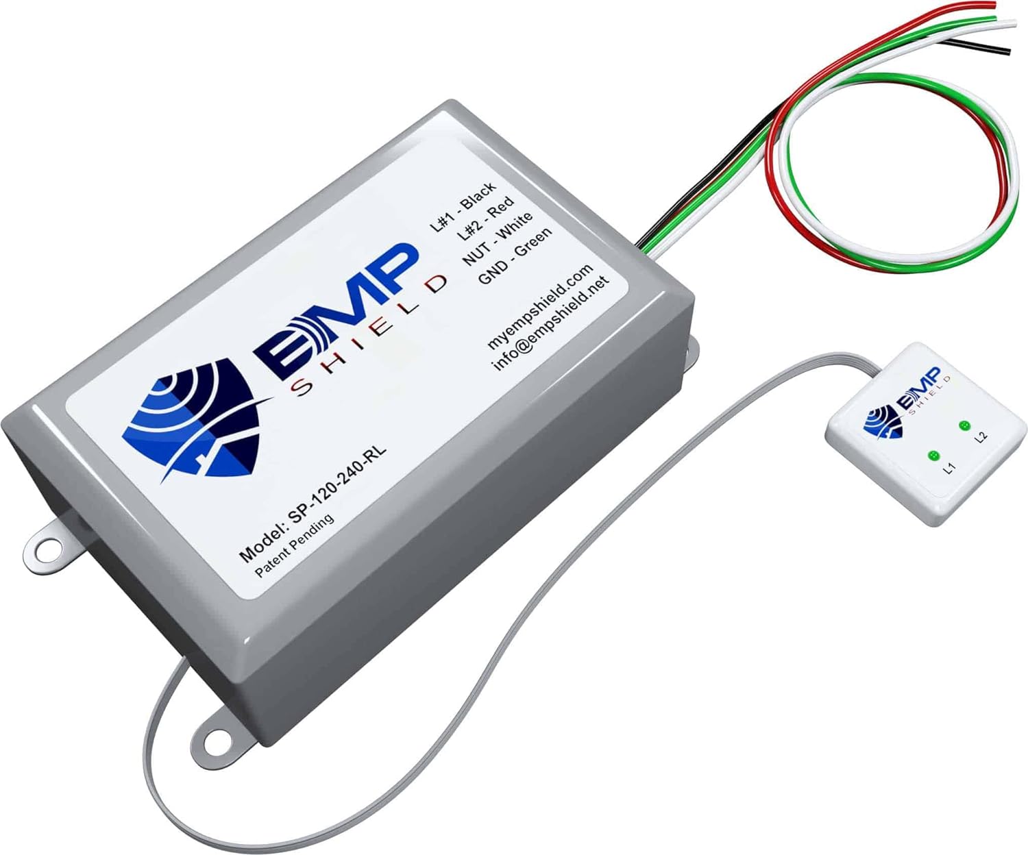 Shield Home EMP Lightning Protection CME Defense for Flush Mounted Breaker Box (SP 120 240 RL / Concealed