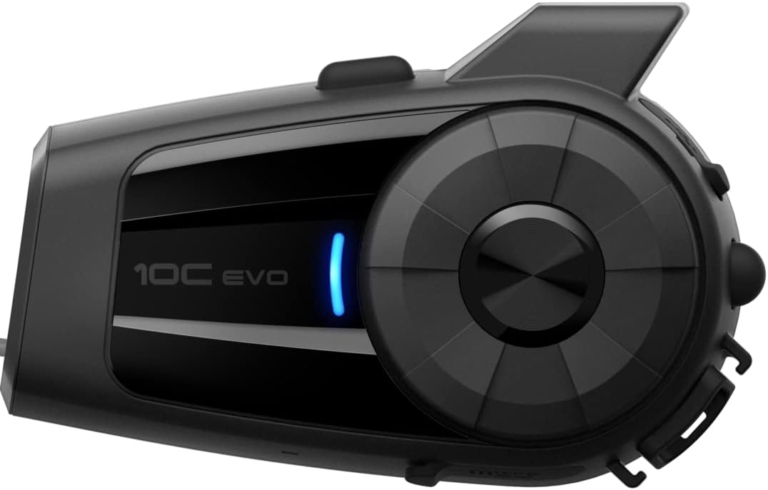 Gear 10C EVO Motorcycle Bluetooth Camera Communication System with HD