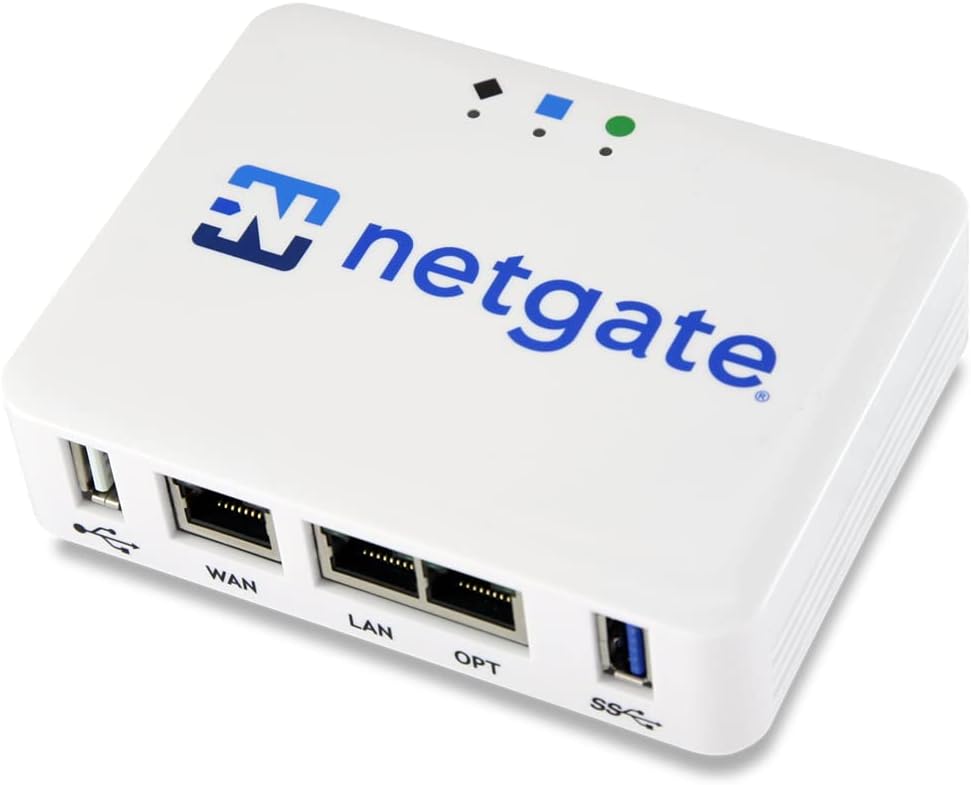1100 with pfSense Plus Software Network Security Firewall Appliance and VPN Router for Home Office and Remote