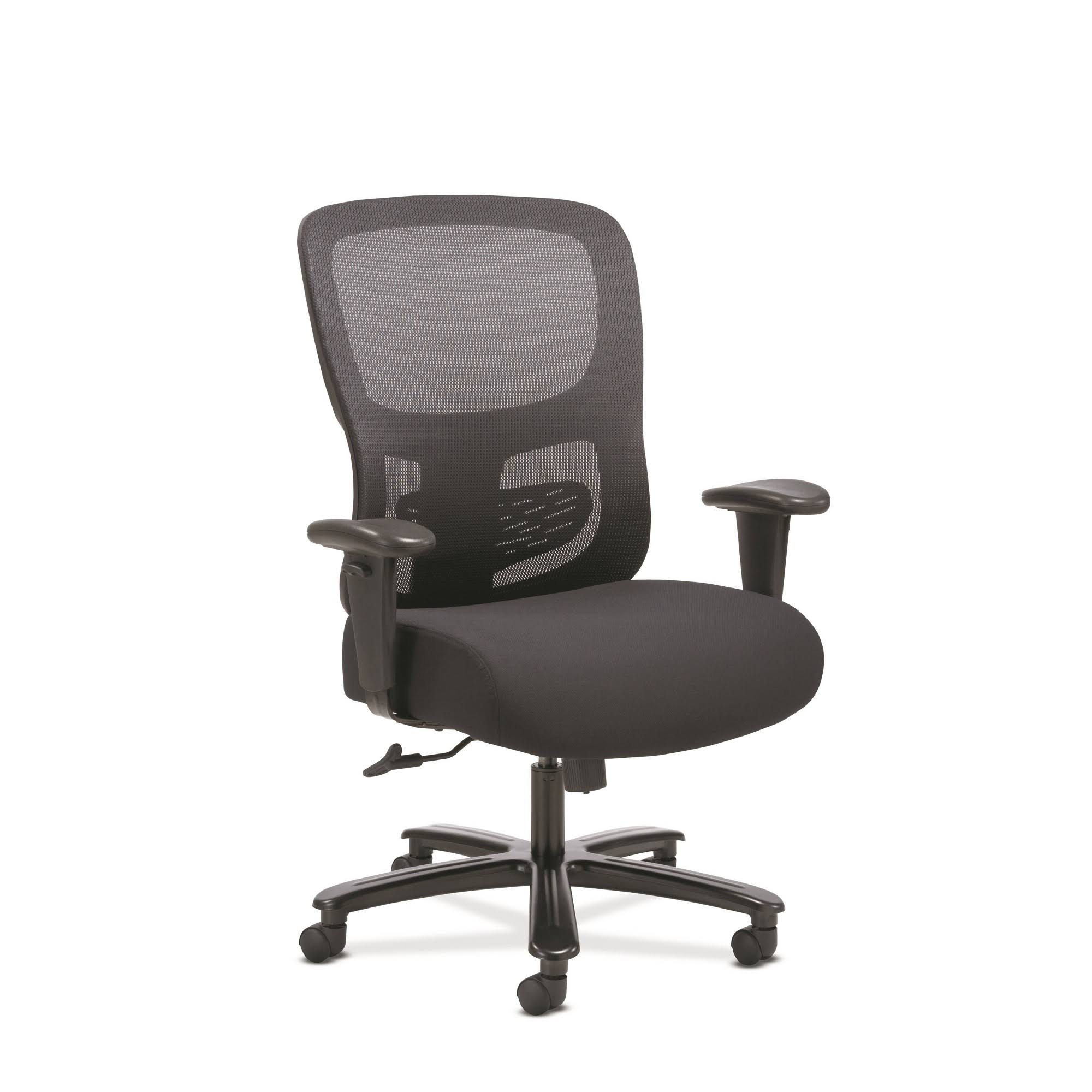 Big and Tall Office Computer Chair Height Adjustable Arms with Adjustable