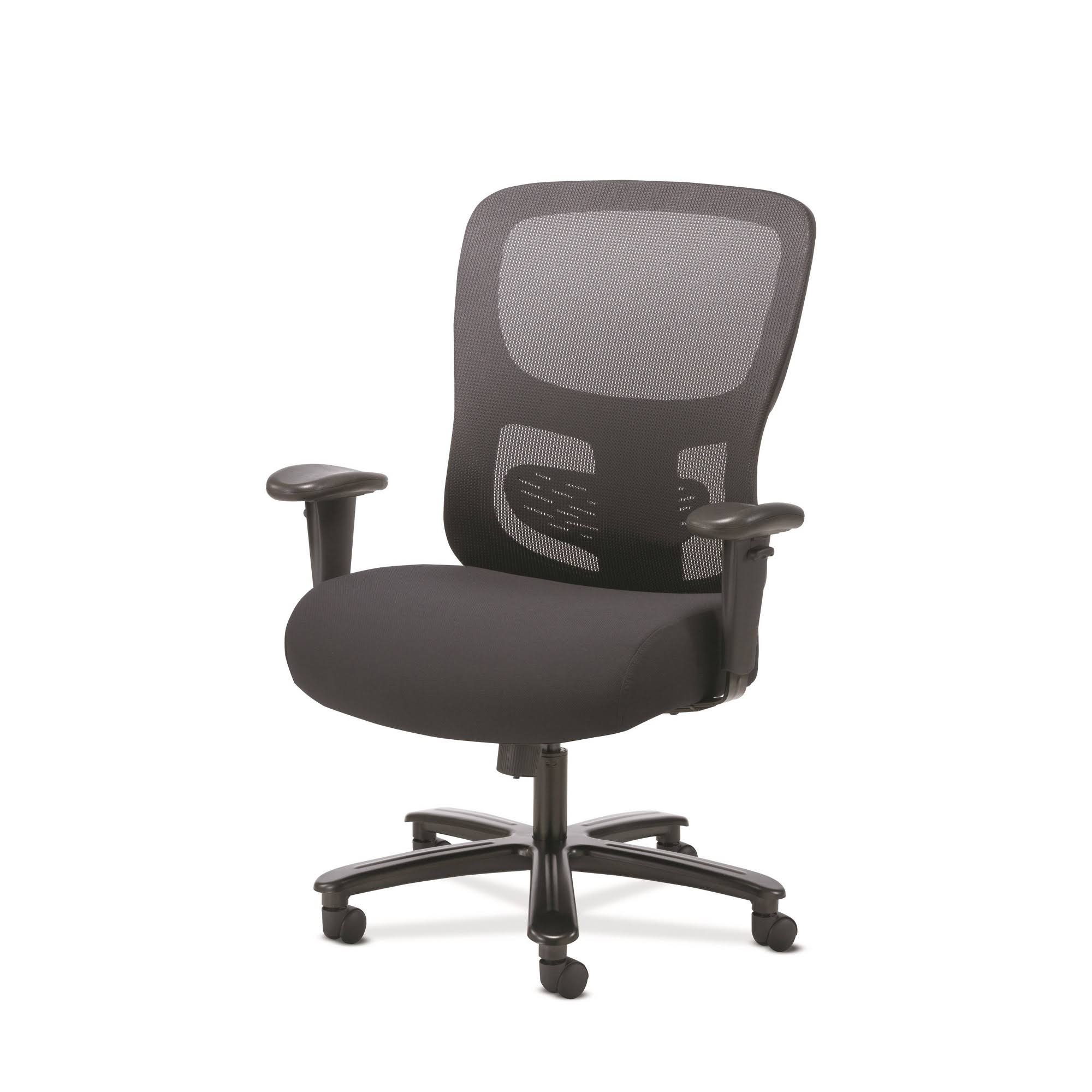 Big and Tall Office Computer Chair Height Adjustable Arms with Adjustable