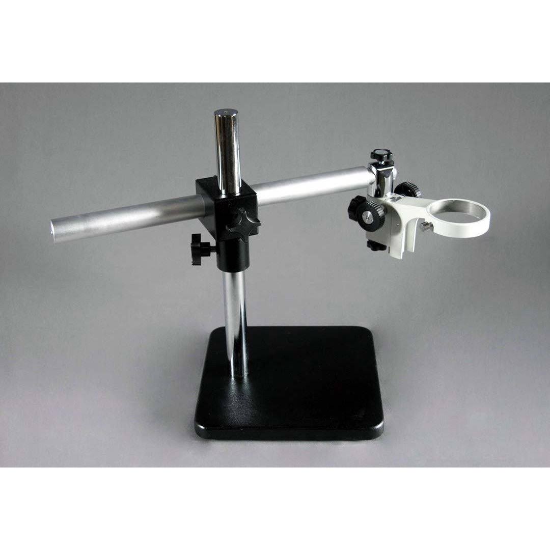 Solid Aluminum Single Arm Microscope Boom Stand for Stereo with 76mm Pillar