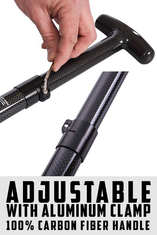 Watersports Dragon Boat Paddle Adjustable Carbon Fiber Artist Dragon Lightweight IDBF