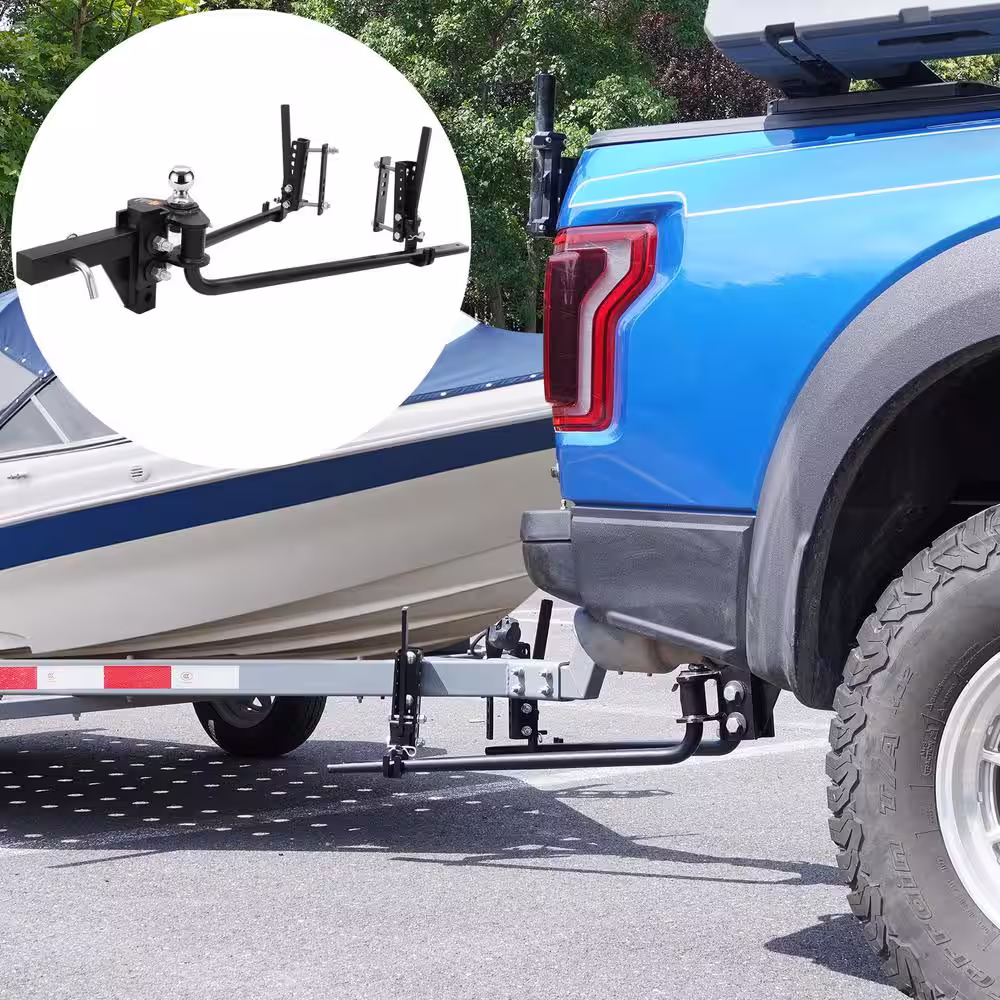 Weight Distribution Hitch 1 500 lbs. Weight Distributing Hitches Kit 2 5/16 in. Alloy Steel Ball with Sway