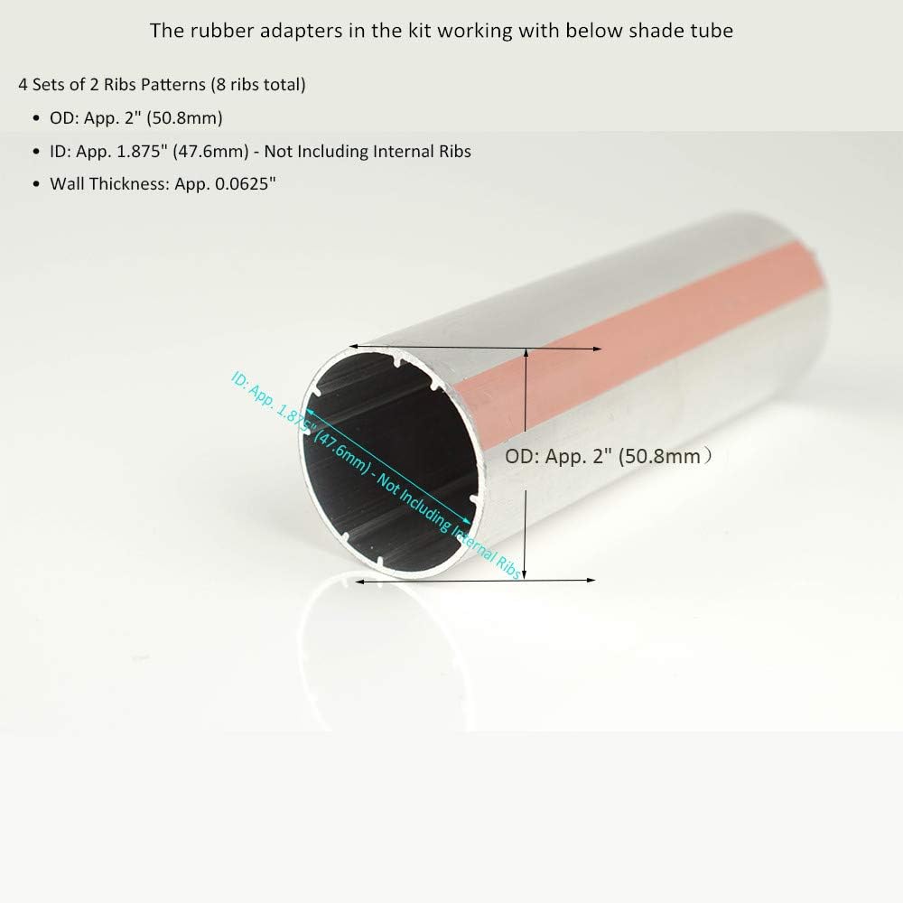 2 /50mm OD Tube with RF Rechargeable Battery Motor Remote Operated Tubular Roller Shade Motor