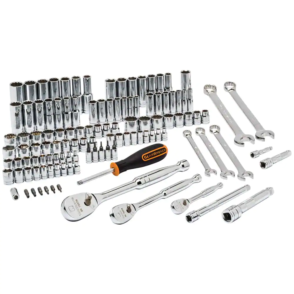 1/4 in. 3/8 in. and 1/2 in. Drive Standard and Deep SAE/Metric Mechanics Tool Set