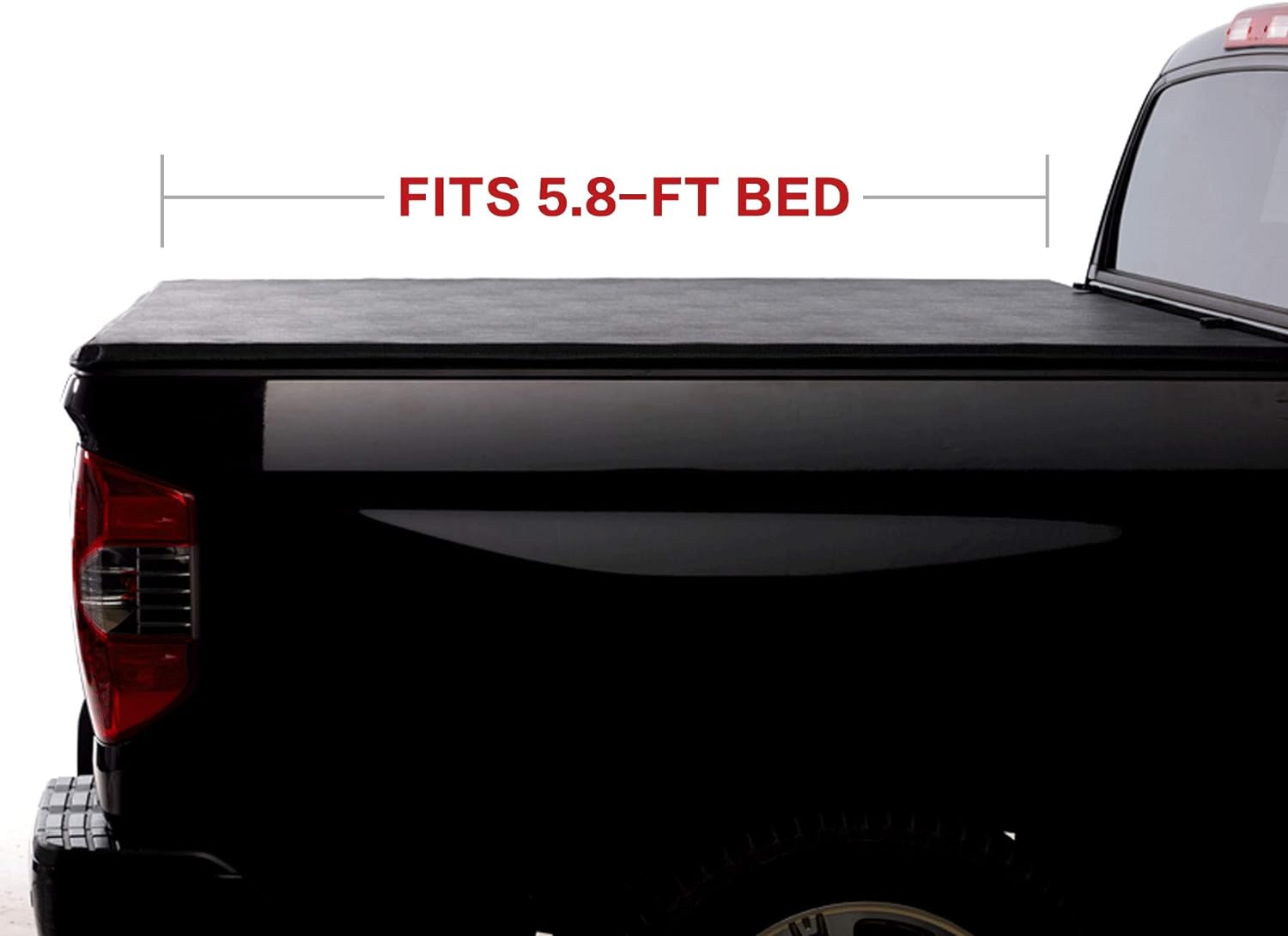 Bed Tailgate Accessories Soft Roll Up Tonneau Cover Compatible with 2019 now Silverado/Sierra 1500 5.8'/69.9