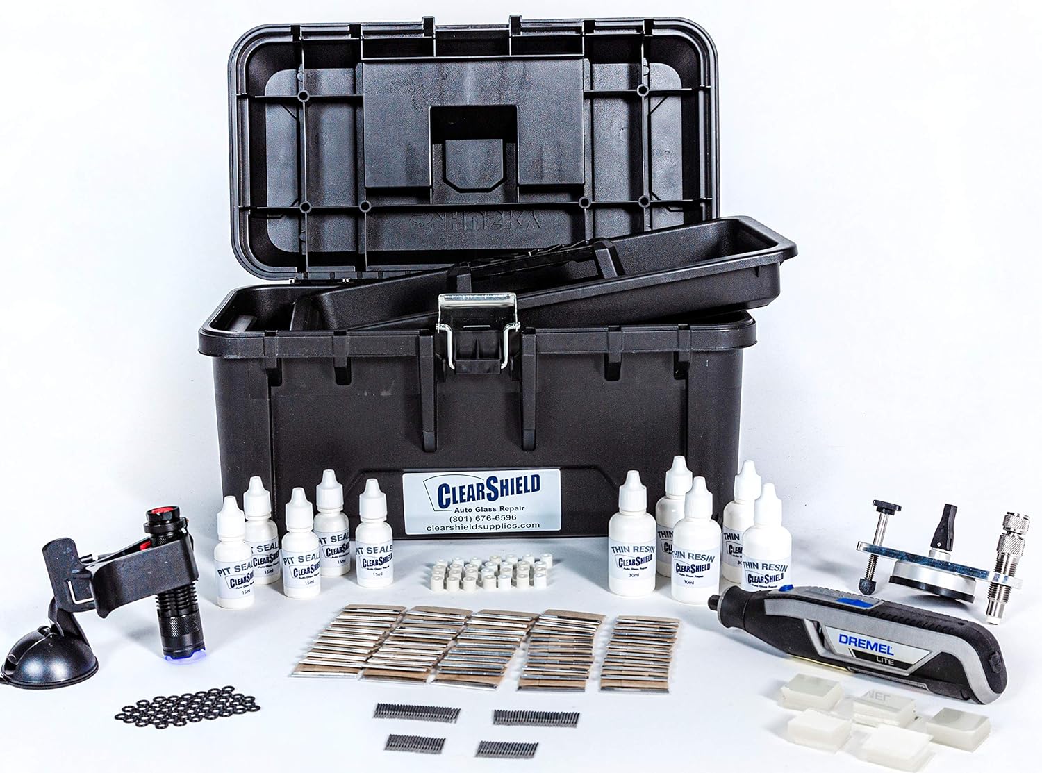 Windshield Repair Kit Window Rock Chip Repair Kit Cracked Windshield Repair Kit Auto Glass Repair Kit for 500+