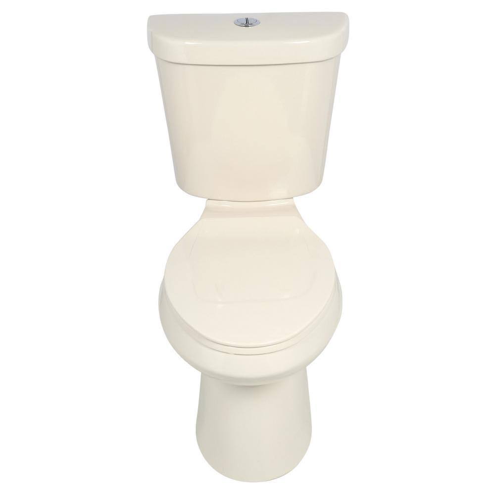 Bay 2 Piece 1.1 GPF/1.6 GPF Elongated Dual Flush High Efficiency Toilet in