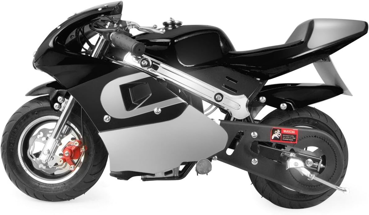 Gas Pocket Bike Mini Motorcycle Ride On 40cc 4 Stroke Engine for Kids Padded Seat EPA Approved