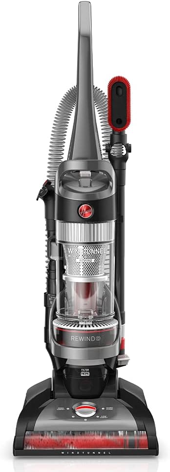 WindTunnel 2 Whole House Rewind Corded Bagless Upright Vacuum Cleaner with Hepa Media Filtration UH71250