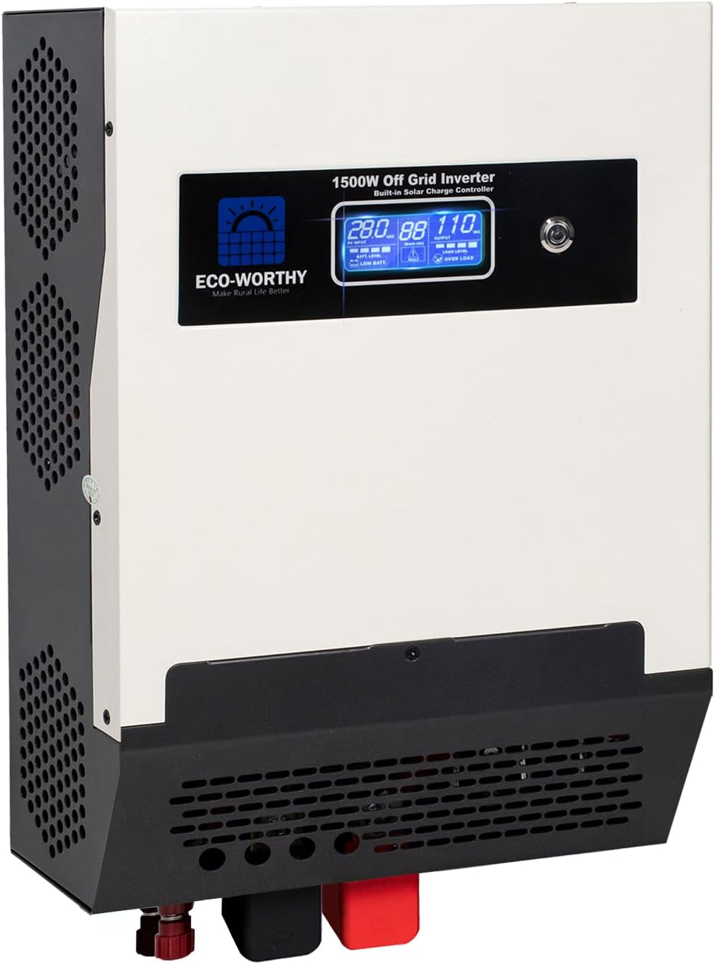 Wind Power 1500W 24V All in one Solar Hybrid Inverter with Built in 50A Controller for Home RV Shed Off Grid