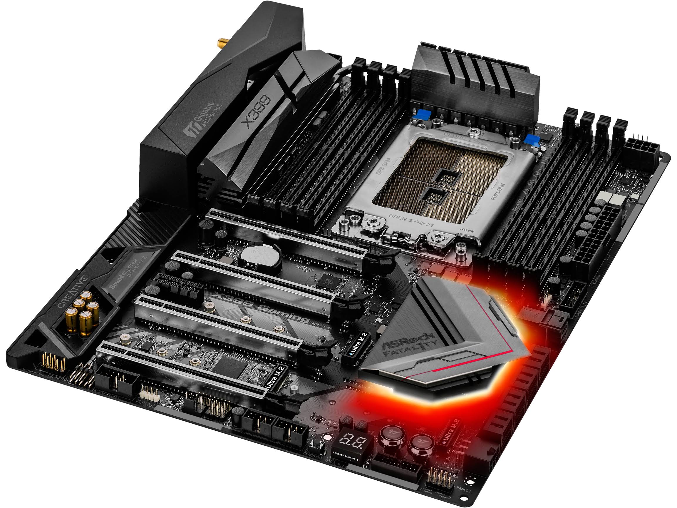 X399 Professional Gaming Fatal1ty sTR4 AMD X399 SATA 6Gb/s USB 3.1 ATX AMD