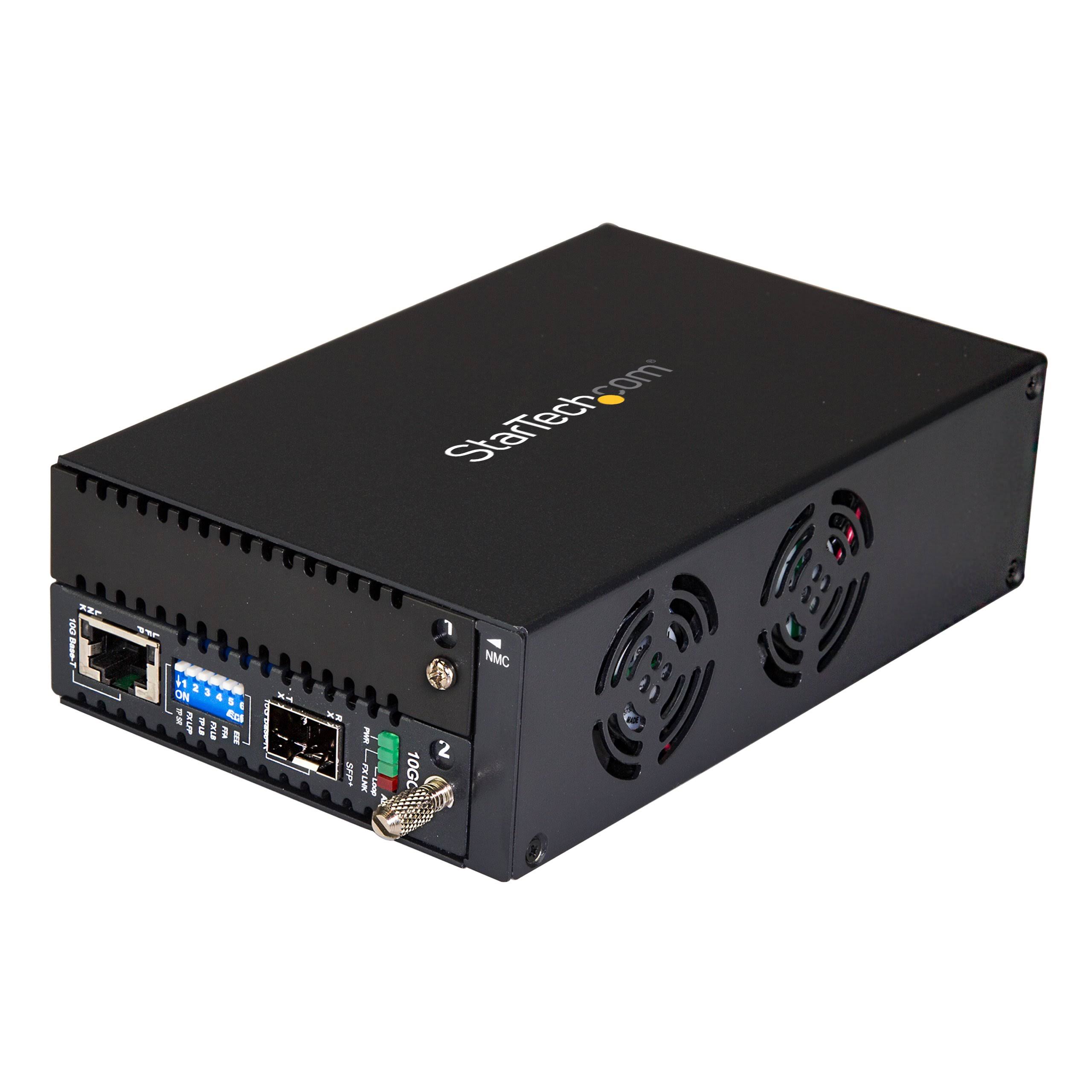 10 Gigabit Ethernet Copper to Fiber Media Converter Open RJ 45 to SFP Fiber Media Converter 20 Gbps