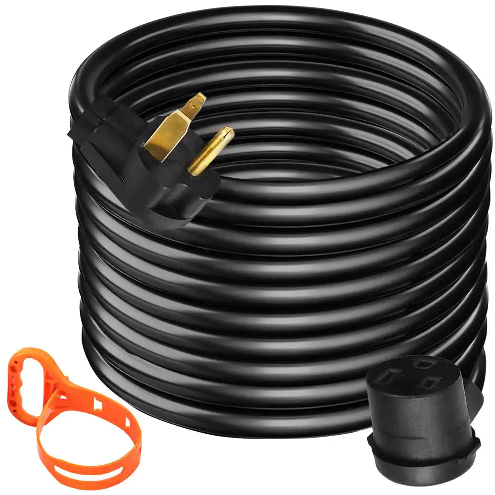 Welder Extension Cord 40 Amp 50 ft. 250 Volt 8 Gauge 3 Prong Welding Power Cord with NEMA 6 50
