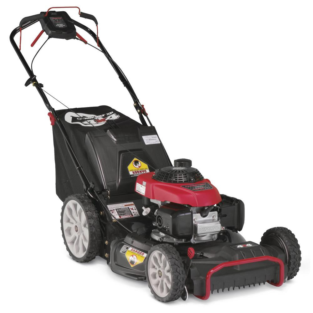 XP 21 in. 190 cc Honda Gas Walk Behind Self Propelled Lawn Mower with High Rear Wheels 3 in 1 TriAction Cutting