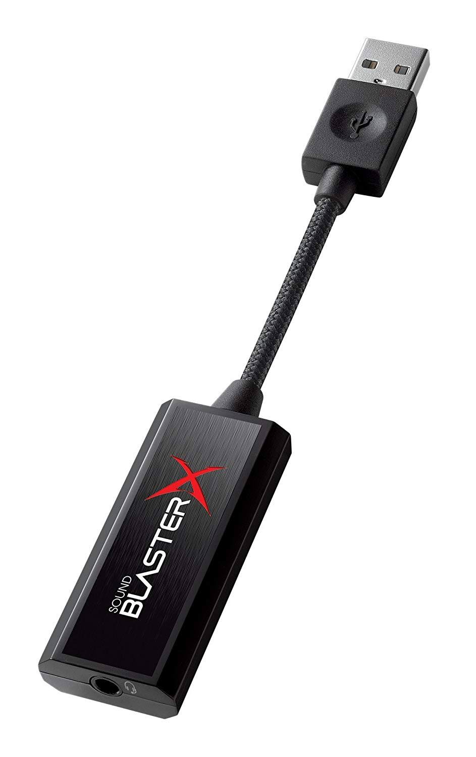 Sound BlasterX G1 USB 2.0 Sound Card with BlasterX Acoustic Engine Pro 7.1