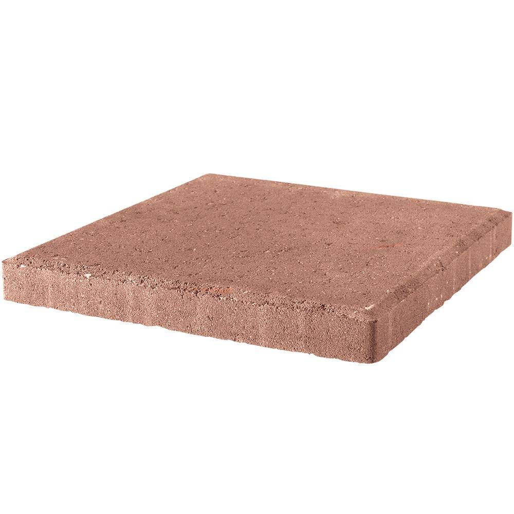 18 in. x 18 in. x 1.75 in. River Red Square Concrete Step Stone (56 Piece/129 Sq.