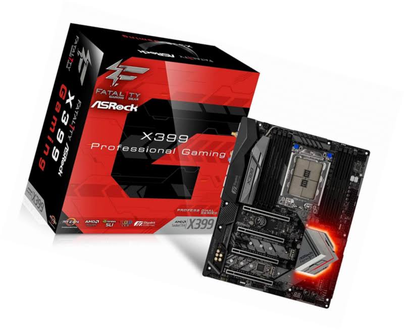 X399 Professional Gaming Fatal1ty sTR4 AMD X399 SATA 6Gb/s USB 3.1 ATX AMD