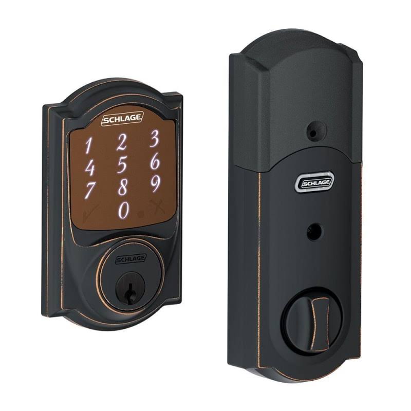 BE479 CAMRF Manufacturer Refurbished Sense Camelot Touchscreen Deadbolt Aged