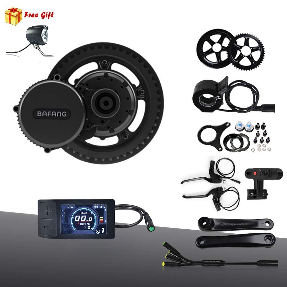 BBS02B 48V 750W Mid Drive Electric Bike Motor Ebike Conversion Kit Mid Motor for Mountain Bike Road