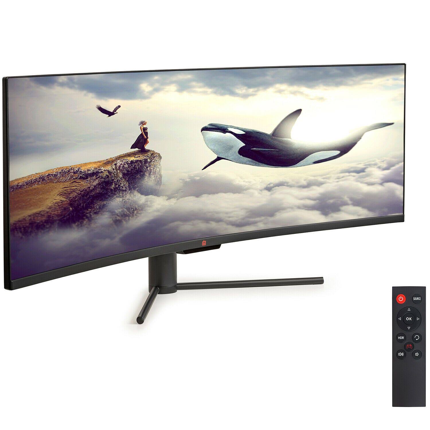 Gear 43x22 Curved UltraWide LED 3840x1200 32:10 120Hz FreeSync 4ms Gaming