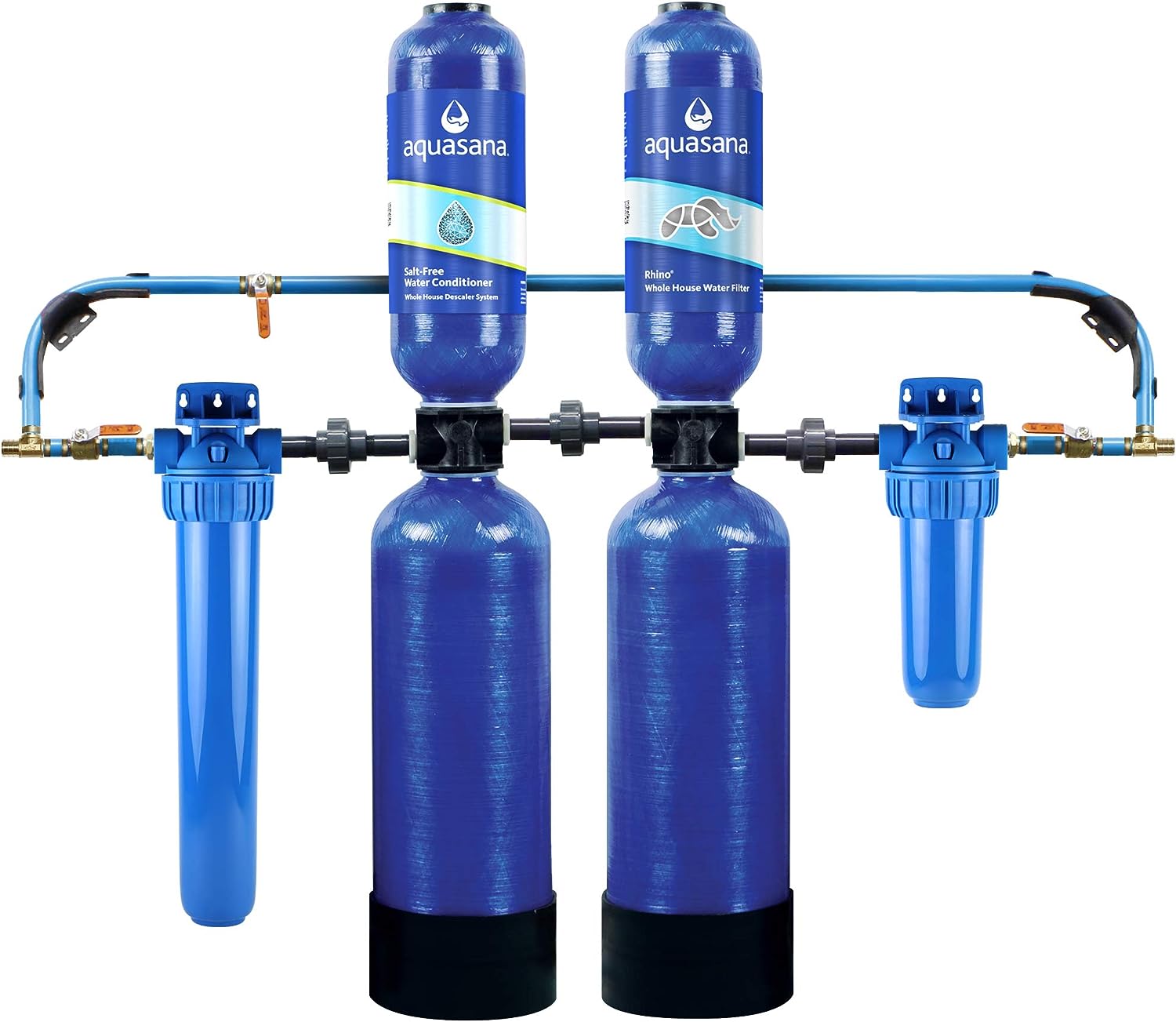 Whole House Water Filter System Carbon KDF Home Water Filtration Filters Sediment 97% Of Chlorine 1 000 000 Gl