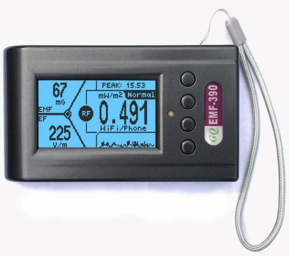 GQ EMF 390 Multi Field Electromagnetic Radiation Detector 3 in 1 EMF Elf Meter u0026