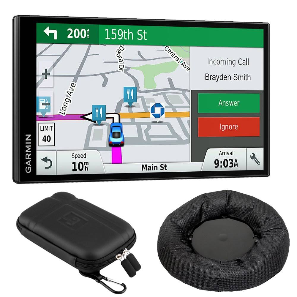 Garmin DriveSmart 61 NA LMT S GPS Smart Features Refurbished with Dash Mounting