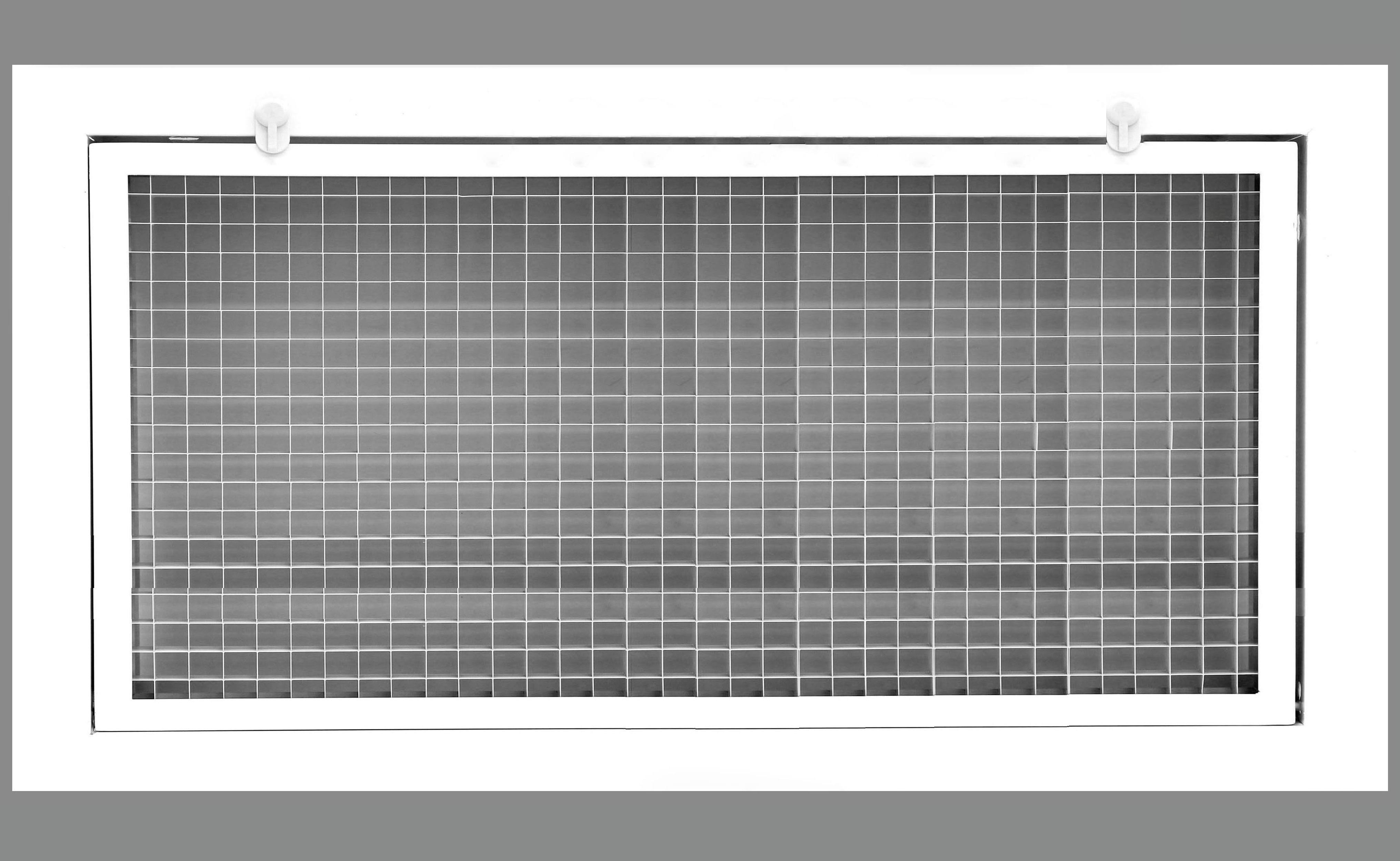 x 16x22 Cube Core Eggcrate Return Air Filter Grille for 1x22 Filter Aluminum